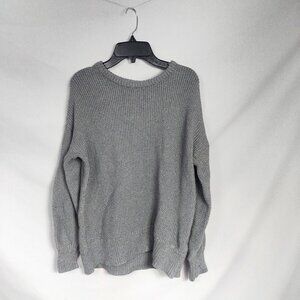 Old Navy Women's Gray Cable-Knit Oversized Sweater Size XS